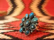 Vintage Cluster Ring with Smokey Bisbee  c.1960