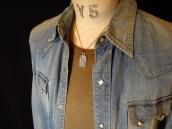 Antique ➸ Thunderbird Applique Tag Pendant Necklace  c.1935～