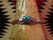 Joe H. Quintana Cochiti Silver Cuff w/Gem Grade TQ