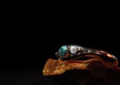 Joe H. Quintana Cochiti Silver Cuff w/Gem Grade TQ