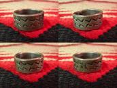 Al Somers Stamped Ingot Silver Ring 2