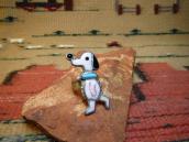 Zuni Vintage Channel Inlay Pink Snoopy Silver Ring  c.1960～
