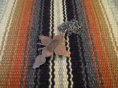 Vintage Zuni Sunburst Cross w/Turquoise Fob Necklace c.1960～