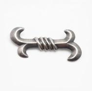 Attr. to【NAVAJO GUILD】Casted Anchor Shape Silver Pin c.1940～