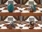 Vintage Navajo SpiderWeb Turquoise Silver Ring  c.1950～