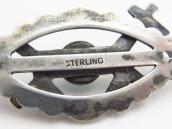 Vintage Horse Applique Silver Small Pin Brooch w/TQ  c.1940～