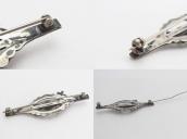 Vintage Horse Applique Silver Small Pin Brooch w/TQ  c.1940～