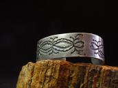 Antique Navajo Stamped Ingot Silver Cuff Bracelet  c.1925～