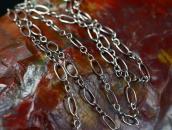 Atq Navajo HandMade Thunderbird Fob Silver Necklace  c.1925～