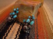 Vintage Turquoise Clip On Earrings Frank Patania?  c.1950