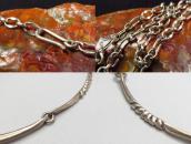 【Joe H. Quintana】 Cochiti Casted Silver Necklace w/Coral