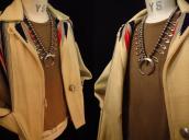 Vintage Navajo Bench Made Silver Bead & Naja Necklace c.1960