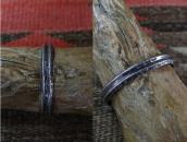 Antique ➸ Stamped Narrow Trianglewire Cuff Bracelet  c.1930