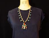 Atq SantoDomingo Thunderbird/Batterybird Necklace  c.1940～