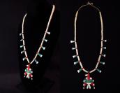 Atq SantoDomingo Thunderbird/Batterybird Necklace  c.1940～