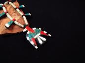 Atq SantoDomingo Thunderbird/Batterybird Necklace  c.1940～