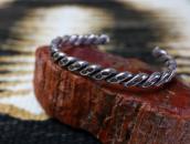 Antique Navajo Stamped Twistedwire Cuff Bracelet  c.1935～