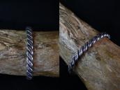 Antique Navajo Stamped Twistedwire Cuff Bracelet  c.1935～
