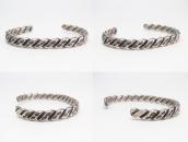Antique Navajo Stamped Twistedwire Cuff Bracelet  c.1935～
