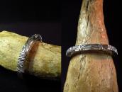 【Thomas Curtis】 Navajo Heavy Square Wire Filed Cuff Bracelet