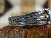 Vintage Navajo Split Band Cuff Bracelet w/Sq. #8 TQ  c.1945～