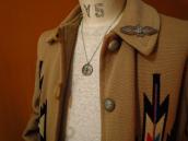 Antique Thunderbird & Snake Shape Fob Necklace w/TQ  c.1930