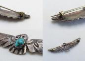 Antique Thunderbird File & Stamped Silver Pin w/TQ  c.1930