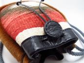 Antique Navajo Rug & Hair on Hide Marine Bag 【Dazzler】