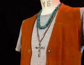 Vintage Single Strand Nugget Turquois Heishi Necklace c.1970