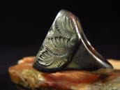 【Dan Simplicio】Zuni Antique Stone Inlay Silver Ring  c.1940～