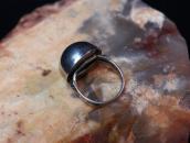 Antique Navajo Pearl Face Silver Tourist Ring  c.1940