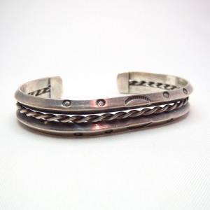 Vintage Double Triangle & Twistedwire Cuff c.1960～