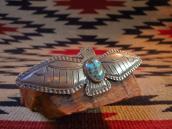 Antique 【Ganscraft】 Thunderbird Slug Silver Pin w/TQ c.1930