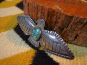 Antique 【Ganscraft】 Thunderbird Slug Silver Pin w/TQ c.1930