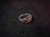 Antique Horse Patch & Arrow Stamp Ring  c.1930