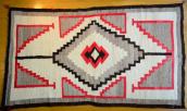 Antique Navajo Sadle Blanket Rug  c.1940～ 90/158