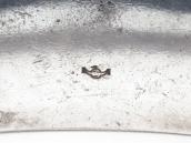 【NAVAJO GUILD】Vintage Stamped Heavy Ingot Silver Cuff c.1945