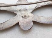 NAVAJO GUILD Vintage Casted Silver Fly Shaped Pin  c.1945～