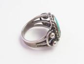 Antique Navajo or Pueblo SplitShank Silver Ring w/TQ c.1940～