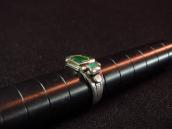 Antique Navajo Split Shank Small Ring w/Sq. Turquoise c.1930