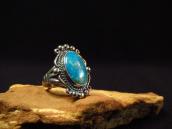 Vintage 【BELL TRADING POST】 Silver Tourist Ring w/TQ c.1950～