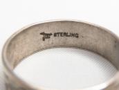 Vtg 【BELL TRADING】 Roadrunner Stamped Silver Ring  c.1950～