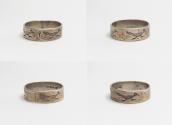 Vtg 【BELL TRADING】 Roadrunner Stamped Silver Ring  c.1950～