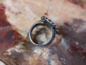 【Allen Pooyouma】Hopi Vintage Floral Ring w/Turquoise c.1965～