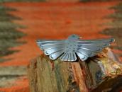 Antique NavajoThunderbird Shape Stamped Silver Pin  c.1930～