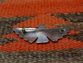 Antique NavajoThunderbird Shape Stamped Silver Pin  c.1930～