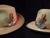 Antique NavajoThunderbird Shape Stamped Silver Pin  c.1930～