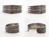 【GARDEN OF THE GODS】Chiseled Ingot Coin Silver Cuff c.1920～　
