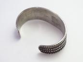 【GARDEN OF THE GODS】Chiseled Ingot Coin Silver Cuff c.1920～　