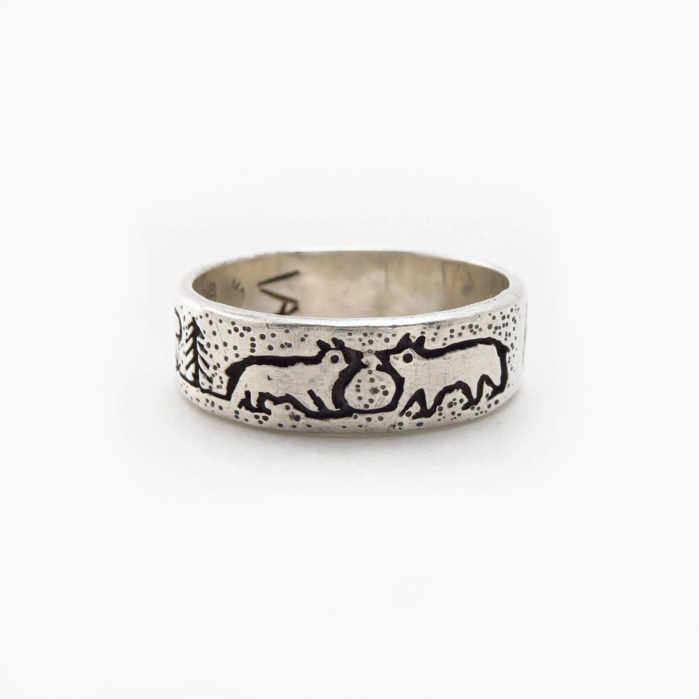 【Vidal Aragon】Kewa "Storyteller" Silver/Gold Ring c.1985～ ➁